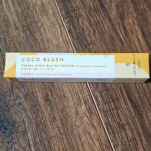 Good Chemistry Coco Blush Travel Spray — Peach & Yellow Accent